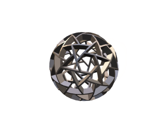 015 Bar-grid sphere - 90 elements