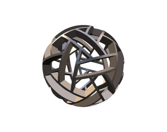 017 Bar-grid sphere - 60 elements