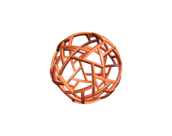 018 Bar-grid sphere - 60 elements