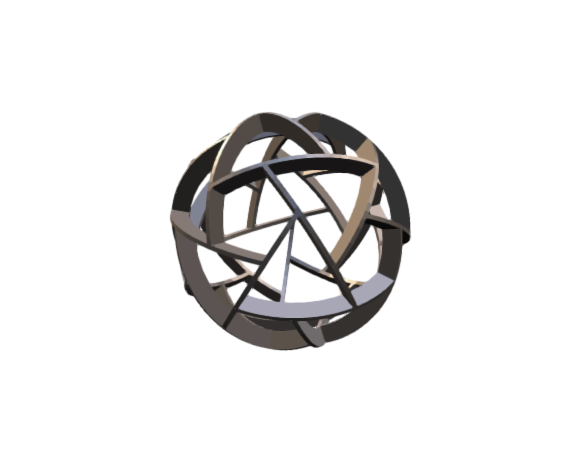 013 Bar-grid sphere - 30 elements