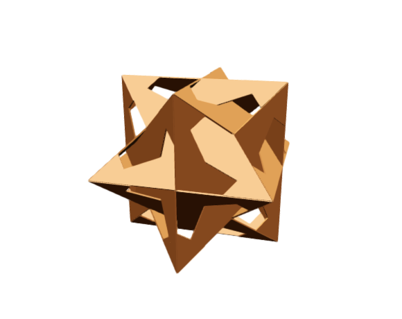 Stellated Rhombic Dodecahedron