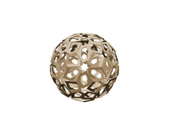 Stellation of the Dual of the Truncated Icosahedron