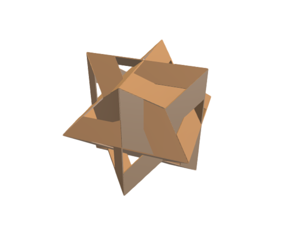 Stellated Rhombic Dodecahedron