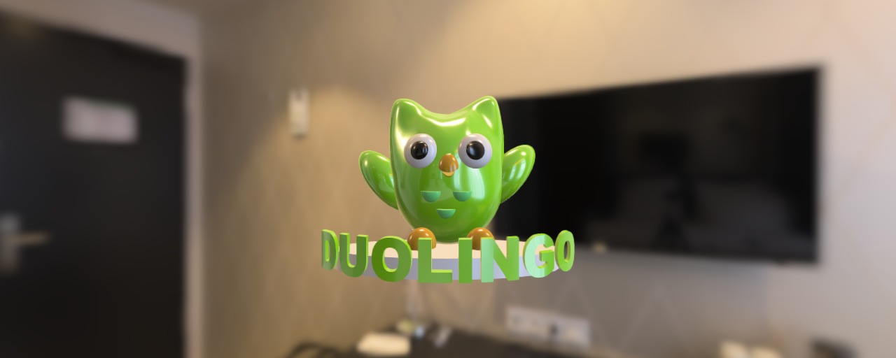 Duolingo owl.