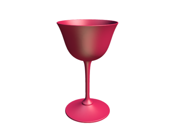3D-Dimensions-Objects-Cocktail-Glasses-Sour-Glass