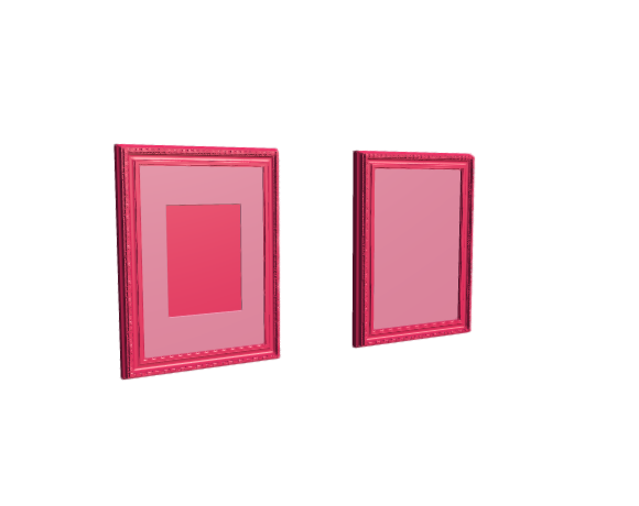 3D-Dimensions-Objects-Picture-Frames-IKEA-Himmelsby-Frame-Medium