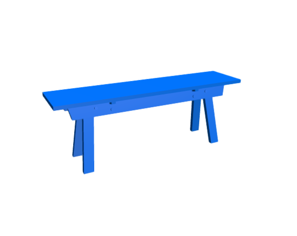 3D-Dimensions-Furniture-Benches-IKEA-Industriell-Bench