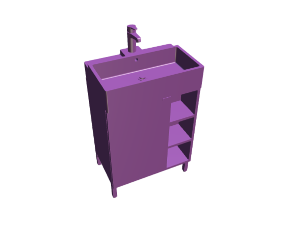 3D-Dimensions-Fixtures-Bathroom-Vanity-IKEA-Lillangen-Single-Vanity-1-Door-2-End-Units