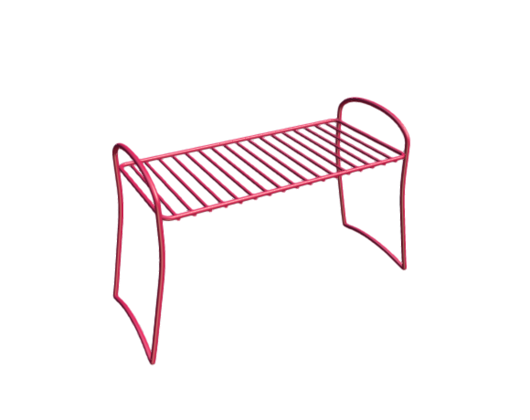 3D-Dimensions-Objects-Dish-Drying-Racks-IKEA-Valvardad-Dish-Drying-Rack