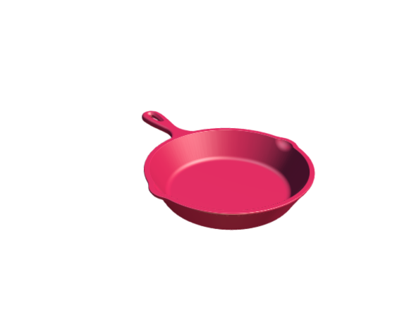 3D-Dimensions-Objects-Cooking-Pans-Cast-Iron-Skillet-9-Inch