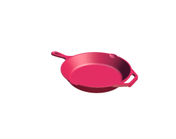 3D-Dimensions-Objects-Cooking-Pans-Cast-Iron-Skillet-12-Inch