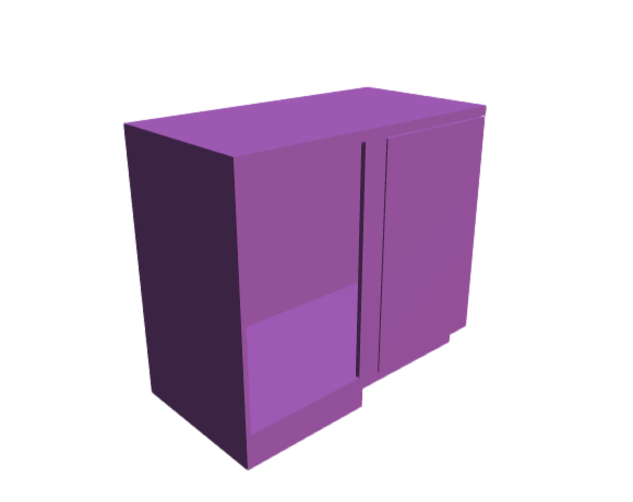 3D-Dimensions-Fixtures-Kitchen-Cabinetry-IKEA-Sektion-Base-Cabinet-Corner