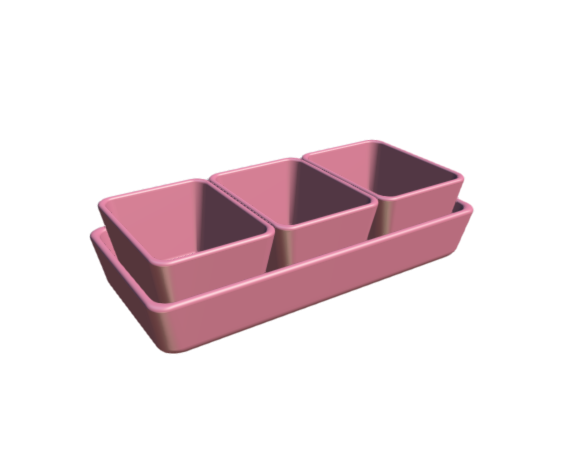 3D-Dimensions-Objects-Serving-Dishes-IKEA-Mixtur-Serving-Dish-Set