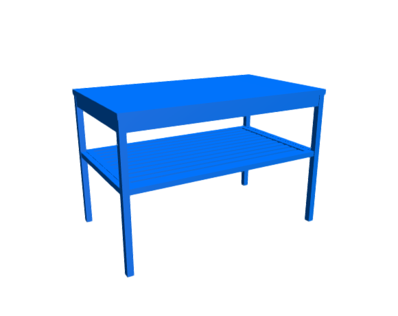 3D-Dimensions-Furniture-Benches-IKEA-Nordkisa-Bench