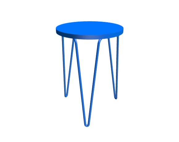 3D-Dimensions-Furniture-Side-Tables-Florence-Knoll-Hairpin-Stackable-Table