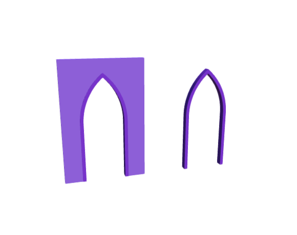 3D-Dimensions-Buildings-Arches-Lancet