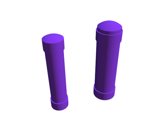 3D-Dimensions-Buildings-Bollards-Cap-Base