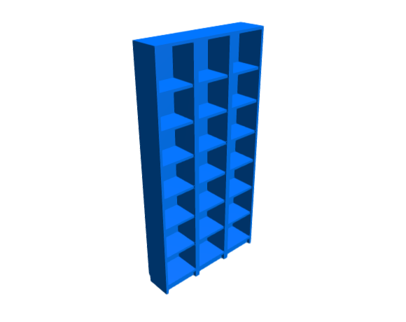 3D-Dimensions-Guide-Furniture-Bookcases-IKEA-Billy-Bookcase-Thin-Tall-Combination