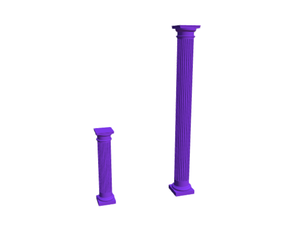 3D-Dimensions-Buildings-Stone-Columns-Roman-Tuscan-Straight-Fluted-Large
