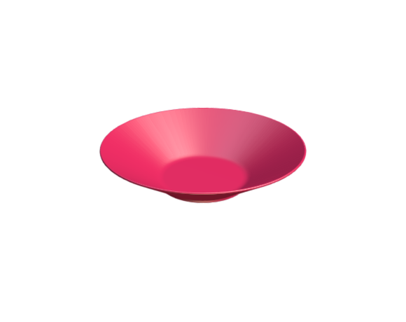 3D-Dimensions-Objects-Bowls-IKEA-365-Deep-Plate-11-inch