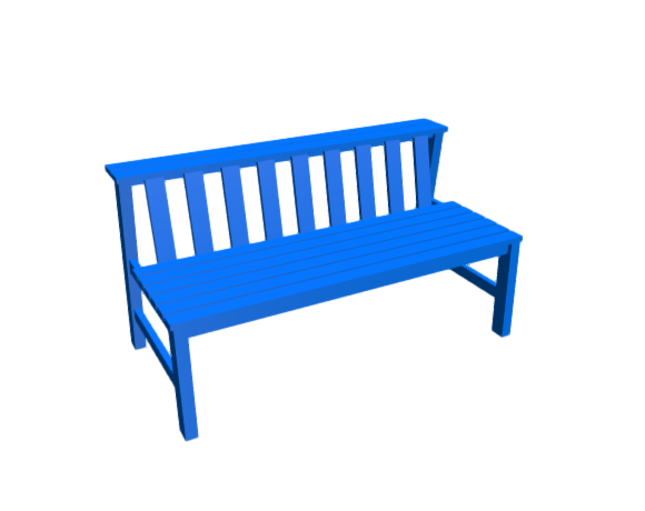 3D-Dimensions-Furniture-Benches-Plank-Bench