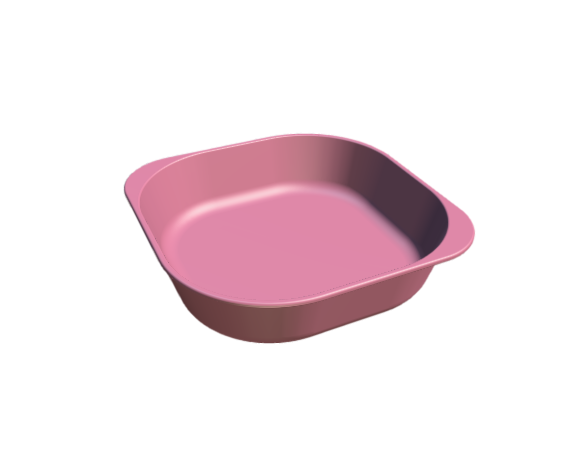 3D-Dimensions-Objects-Baking-Dishes-IKEA-Foljsam-Oven-Dish