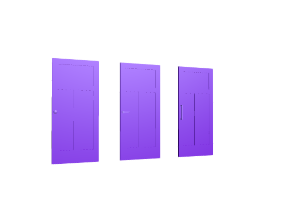 3D-Dimensions-Buildings-Interior-Doors-Solid-Interior-Door-Mix-3-Panels-Header