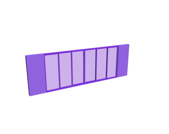 3D-Dimensions-Buildings-Sliding-Doors-Multi-Slide-Door-Pocket-6-Panels-Bi-Part