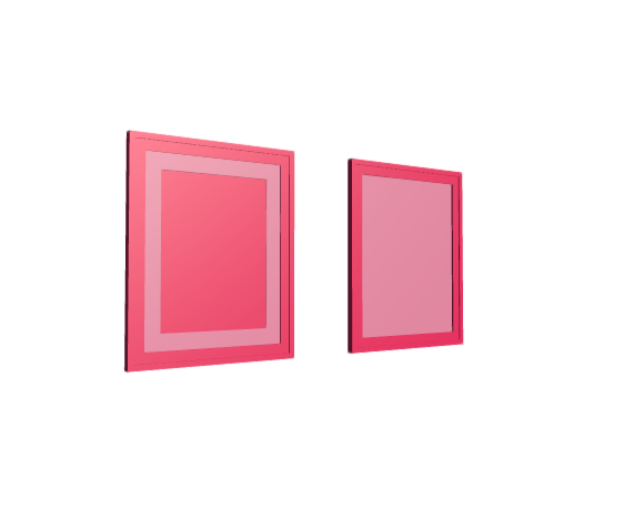 3D-Dimensions-Objects-Picture-Frames-IKEA-Ramsborg-Frame-Medium
