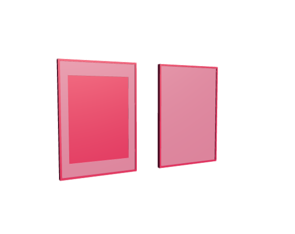 3D-Dimensions-Objects-Picture-Frames-IKEA-Ribba-Frame-X-Large