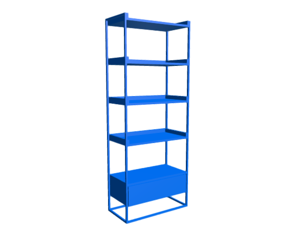 3D-Dimensions-Furniture-Bookcases-Brace-Bookcase