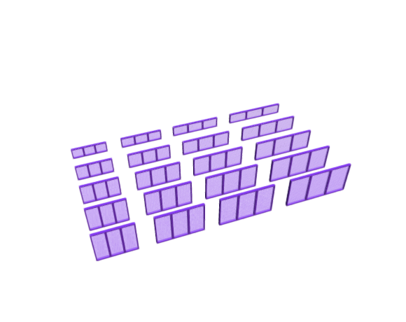 3D-Dimensions-Buildings-Jalousie-Pivot-Windows-Jalousie-Window-3-Panels-Thin-Slats