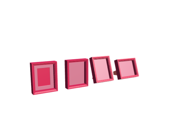 3D-Dimensions-Objects-Picture-Frames-IKEA-Vastanhed-Frame