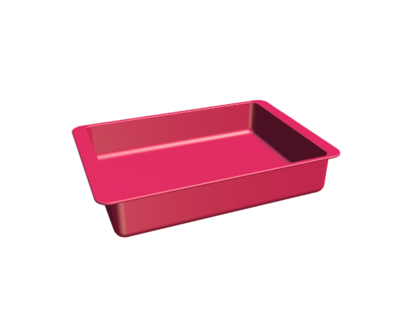 3D-Dimensions-Objects-Baking-Dishes-IKEA-365-Oven-Dish-Large