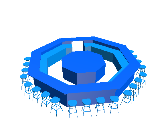 3D-Dimensions-Layouts-Bars-Octagon-Island