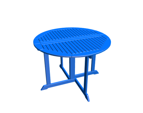3D-Dimensions-Furniture-Outdoor-Tables-IKEA-Bondholmen-Table-Round