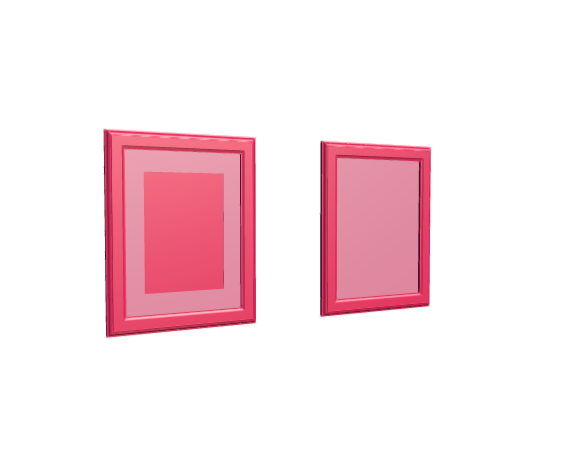 3D-Dimensions-Objects-Picture-Frames-IKEA-Virserum-Frame