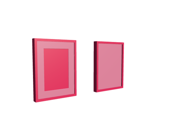 3D-Dimensions-Objects-Picture-Frames-IKEA-Ribba-Frame-X-Small