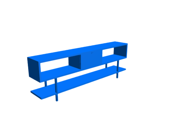 3D-Dimensions-Furniture-Bookcases-Cobra-Shelving-Unit