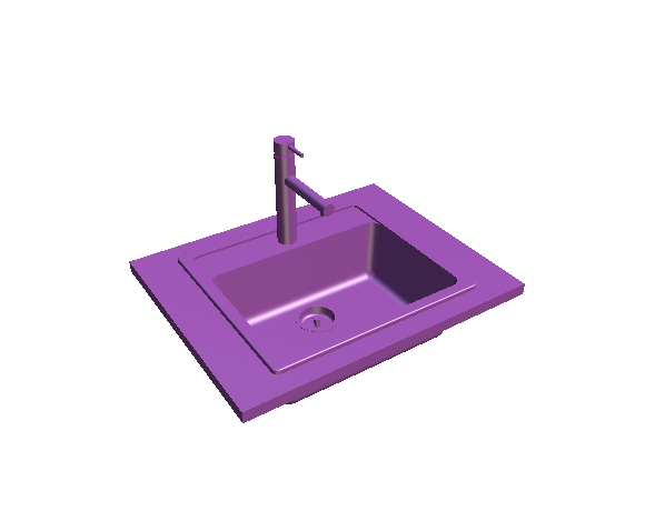3D-Dimensions-Fixtures-Kitchen-Sinks-IKEA-Hallviken-Kitchen-Sink