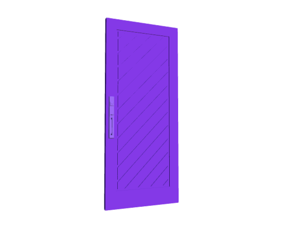 3D-Dimensions-Buildings-Exterior-Doors-Solid-Entry-Doors-Vertical-1-Panel-Striped-Angled