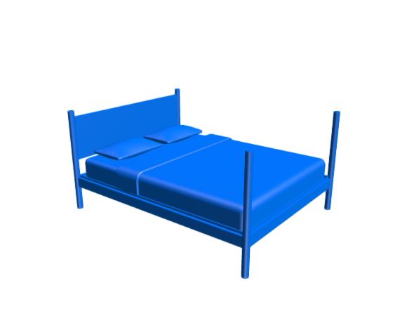 3D-Dimensions-Guide-Furniture-Bed-Frames-Pillar-Bed