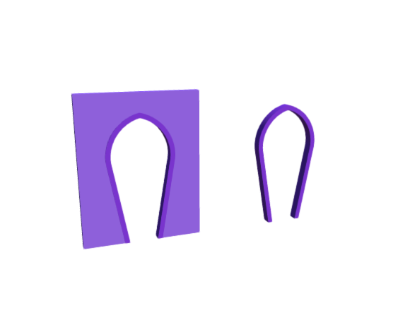 3D-Dimensions-Buildings-Arches-Horseshoe-Pointed