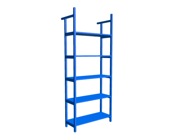 3D-Dimensions-Furniture-Bookcases-Bevan-Bookshelf