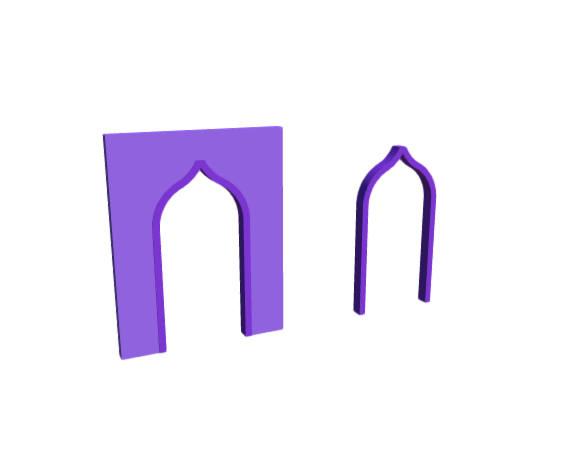 3D-Dimensions-Buildings-Arches-Ogee-3-Centered