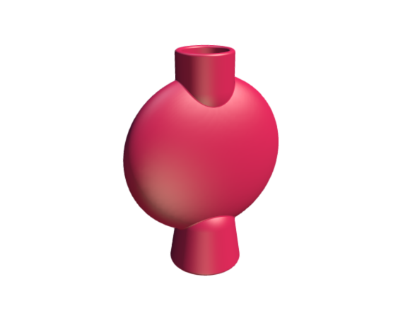 3D-Dimensions-Objects-Decorative-Vases-Sphere-Vase-Bubble-Mini