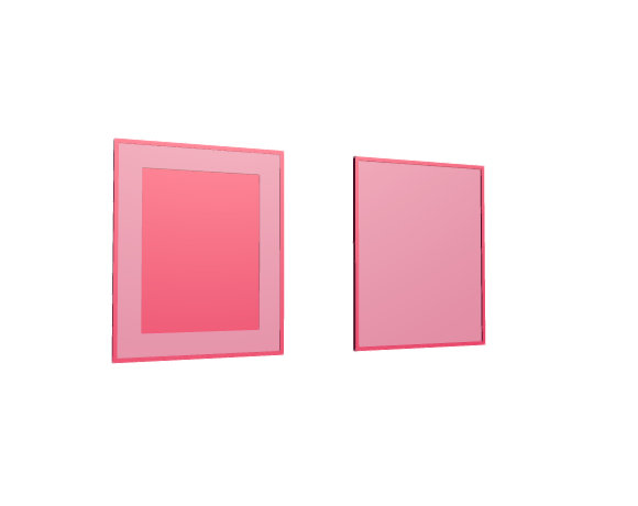 3D-Dimensions-Objects-Picture-Frames-IKEA-Lomviken-Frame-Medium