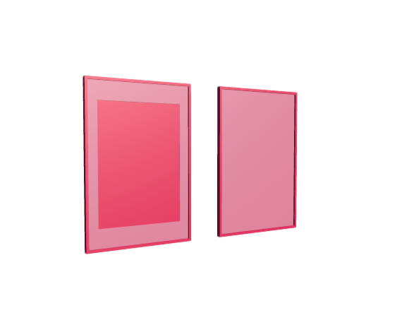 3D-Dimensions-Objects-Picture-Frames-IKEA-Hovsta-Frame-X-Large
