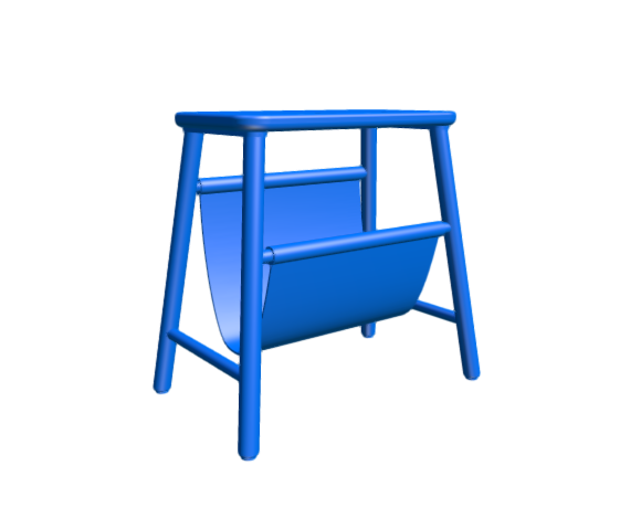 3D-Dimensions-Furniture-Side-Tables-IKEA-Vilto-Storage-Stool