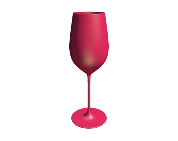 3D-Dimensions-Objects-Wine-Glasses-Zinfandel-Wine-Glass